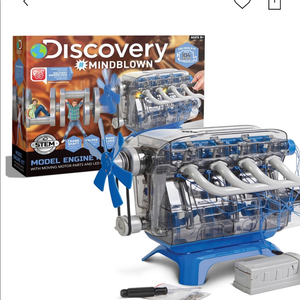 Discovery Mindbown STEM toy model kit NIB Actually a working motor when built